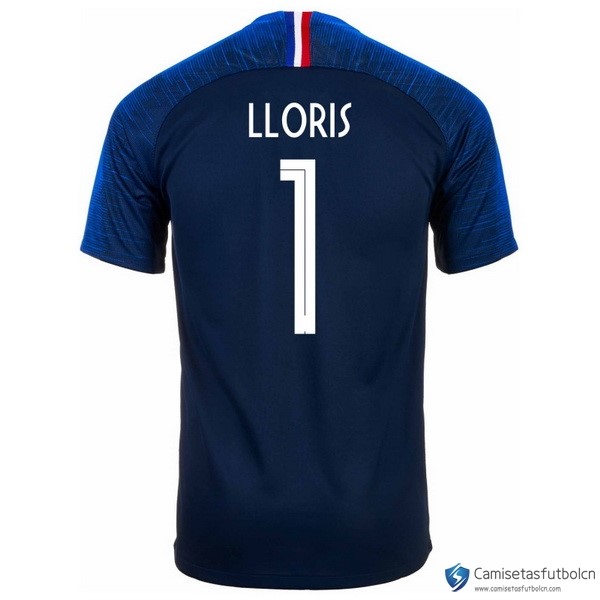 Camiseta Seleccion Francia Primera equipo Lloris 2018 Azul